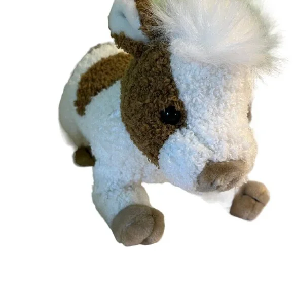 Vtg Ty Jersey Cow Classic 3rd Gen White Brown Plush 12" 1996 Textured Stuffed - Picture 2 of 8